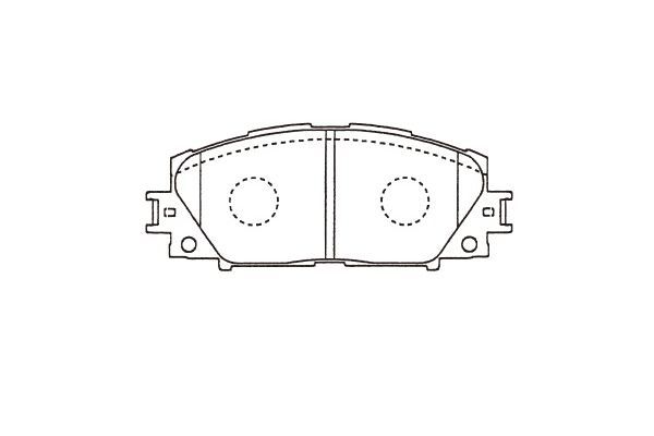 KAVO PARTS Комплект тормозных колодок, дисковый тормоз KBP-9140